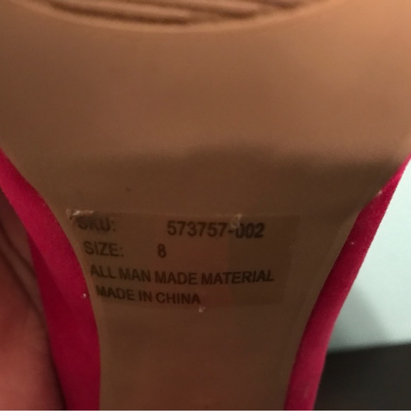 Platform hot pink heels - Picture 3 of 3